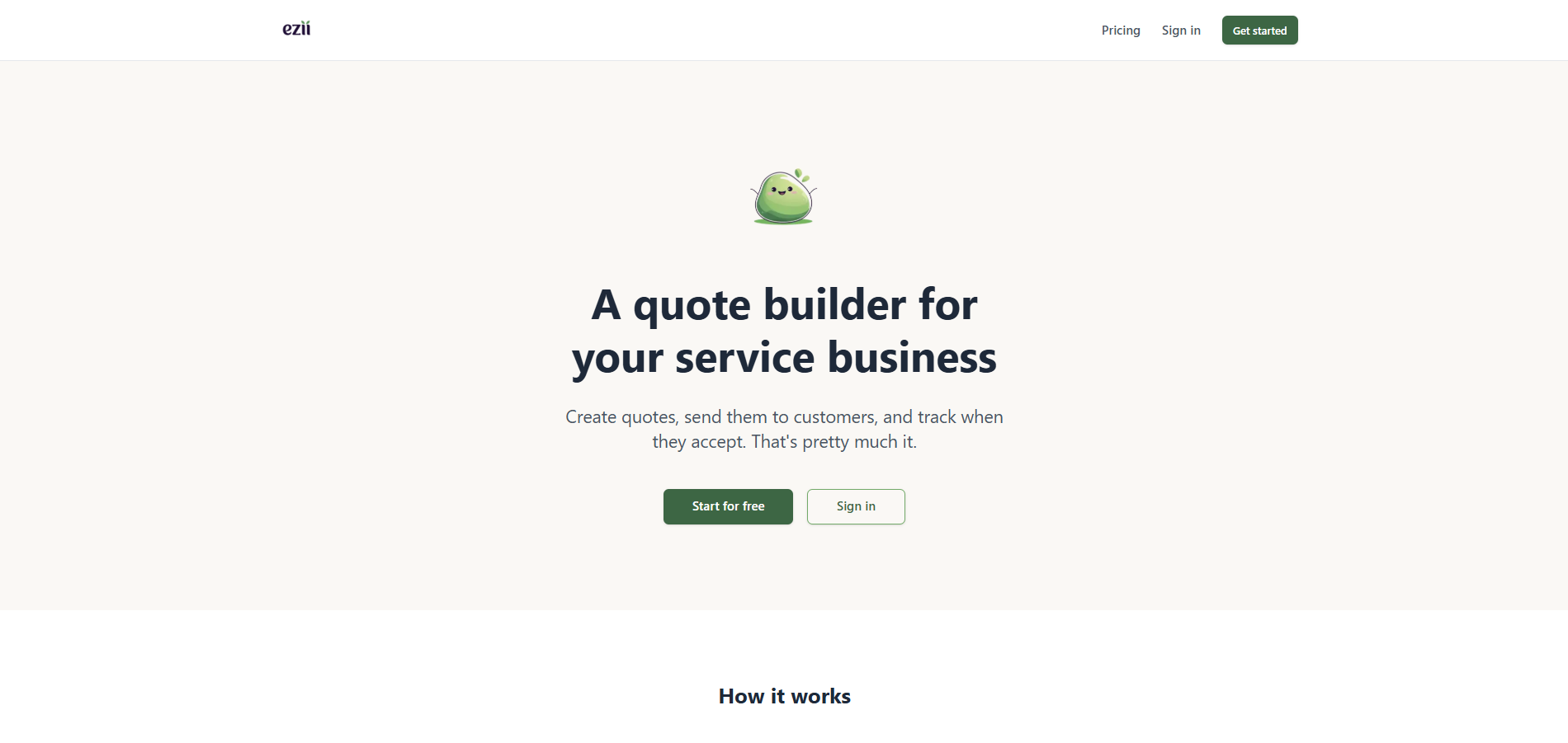 Ezii Quote Builder screenshot